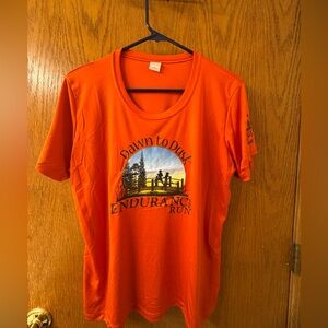 Orange Endurance Run T-Shirt